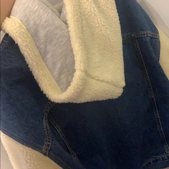 Fur/Jean Jacket - Picture 2 of 2